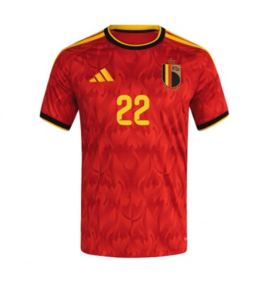 Belgien Alexis Saelemaekers #22 Hjemmebanetrøje VM 2026 Kortærmet